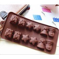 Y&amp;XL&amp;H Fashion Decorations Ice Chocolate Decorating Cake Tools Silicone Cake Mold Candy Jelly Modeling Mould (... N2