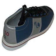 Linds Womens Monarch Rental Bowling Shoes- Laces (5 M US, Blue/Silver)