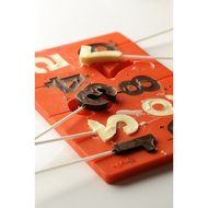 Lekue Birthday Lollipop Mold, Red N6