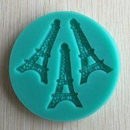 Bluelover Silicone Eiffel Tower Fondant Cake Mold Mini Chocolate Sugar Mold Baking Tool N4
