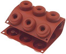 Silikomart Orange Non Stick Small Donut - 15 Forms N2