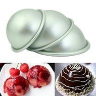 YSTD&reg; DIY Hemisphere Half Round Cake Pan Mold Chocolate Pudding Bake Tray Mould (7CM) N9