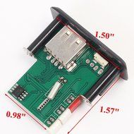 Icstation 2X3W Stereo Audio Power Amplifier MP3 Decoder Board IR Remote Control N3