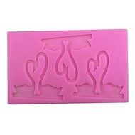 Sher Swan liquid Style Sugar Candy Fondant Cake Molds For The Kitchen Baking Molds