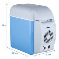 New 12V Blue Car Small Refrigerator Mini Fridge Cooler/Warmer-7.5 L N4