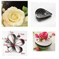 Anyana Rose Petal Cookie Cutter Home Cake Biscuit Pastry Baking Mold Kitchen Fondant Cooking Tool 7Pcs N7