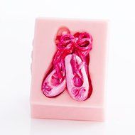 Ballet Slippers Silicone Mold Chocolate, Fondant, Candy, Mints, Resin, Clay, Jewelry, Craft, Flexible Food Mold. N4