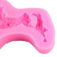 Mujiang Carousel Horse Silicone Clay Sugar Fondant Baking Molds N5