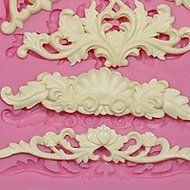 Sher European Lace Silicone Mold For Fondant Cake Decoration N3
