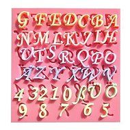 Y&amp;XL&amp;H The New Digital Letter Fondant Cake Molds Soap Chocolate Mould For The Kitchen Baking Decoration Tool