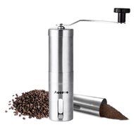Manual Coffee Grinder, Accevo Hand Coffee Grinder &amp; Coffee Press, Perfect Coffee Grinder for French Press, Espresso...