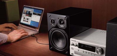 Panasonic CD stereo system hi-res sound source corresponding DLNA / USB-DAC Silver SC-PMX100-S N8