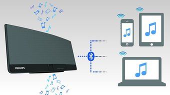 PHILIPS micro music system Bluetooth BTM2460 (Black) N5