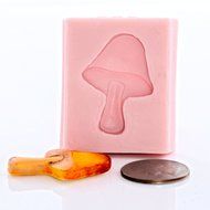 Tiny Mushroom Flexible Silicone Mold, Fondant, Candy, Chocolate, Food Safe, Polymer Clay, Resin Mold, Epoxy and...