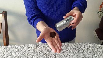 Galleany Manual Ceramic Coffee Grinder - Best Adjustable Conical Ceramic Burr - Hand Coffee Mill Stainless Steel... N5
