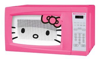 Hello Kitty MW-07009 Microwave Oven, 0.7 Cubic Feet