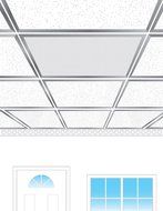 Elite Acoustics SKENE20C70V-S Square Ceiling Speaker 20 watts with 70 volts Transformer (SINGLE) N4