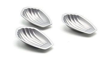 Astra shop Non-stick Single Madeleine Mold/ Shell Baking Pans/ Tart Pans/ Baking Molds, Set of 6(3"x 2") N6