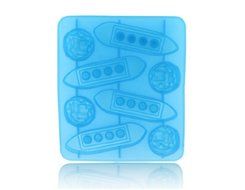 Titanic Ocean Liner and Iceberg Shaped Ice Cube Trays Ice Mold Ice Maker (Blue) N6