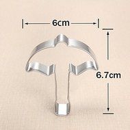 Y&amp;XL&amp;H Fashion Lady's Umbrella Shape Cookie Cutters Fruit Cut Molds Stainless Steel N4
