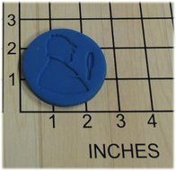 Sherlock Holmes with a Magnify Glass Fondant Cookie Cutter and Stamp #1391
