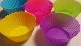 Bestdeal Silicone Baking Cups Standard Non- Stick Food Grade Baking Molds for Muffin Neon Colored Reusable Cup... N4