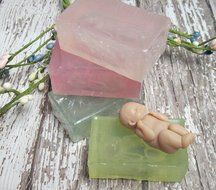 Soft Silicone Mold 1.5 Inch One Piece Mold Tiny Baby