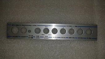 MMATS AUDIO EQUALIZER MP-5 FACEPLATE ONLY N2