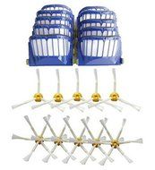 Side Brush 3 arms and Side Brush 6 arms Compatible with Roomba 500, 600 and 700 Series,Roomba AeroVac Filter,...