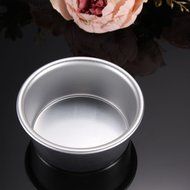 Whitelotous Aluminum Alloy Non-stick Round Cake Baking Mould Pan Bakeware Tool (6 Inch) N4