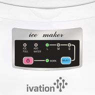 Ivation Portable High Capacity Countertop Ice Maker - 2.8-Liter Water Reservoir, 3 Selectable Cube Sizes - Yield... N5