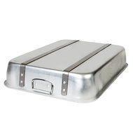 Thunder Group 18 x 24 x 4.5 Inch Double Roaster with Strap N4