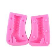 Mujiang Silicone Chocolate Mold High-heel Candy Making Kit Fondant Shoe Molds N21