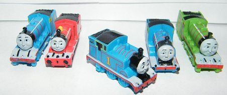 Thomas the Tank Engine Deluxe Set of 12 Cake Toppers Cupcake Toppers Party Decorations with Thomas, Percy, Harold... N6