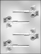 CK Products 2-1/8-Inch Tractor Sucker Chocolate Mold