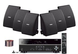 Yamaha 3D-Ready 5.1-Channel 500 Watts Digital Home Theater Audio Video Receiver with 4K pass-through, HD Audio... N24