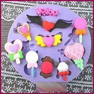 Anyana Lollipop Silicone Fondant Mold Cake Decorating Pastry Gum Pastry Tool Kitchen Tool Sugar Paste Baking Mould... N2