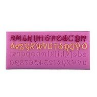 Y&amp;XL&amp;H Letter And Digital Fondant Cake Cake Chocolate Silicone Molds,Decoration Tools Bakeware N2