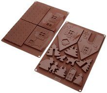 DIY Chocolate Gingerbread House Silicone Mold
