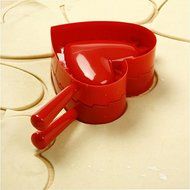 Norpro 1012 Heart Dough and Dumpling Press, Red N5