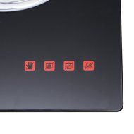 Windmax 30" Black Tempered Glass 2 Burners Built-in Fixed NG / LPG Gas Cooktops with Time Set Function N9