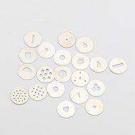 Y&amp;XL&amp;H 20Discs Sugarcraft Cake Decoration Tool Sugar Paste Extruder Fondant Clay Fimo Craft Gun Sculpture