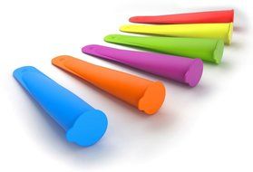 ChefWing Silicone Popsicle Molds (Set of 12) Assorted Colors