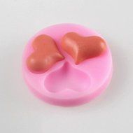 Y&amp;XL&amp;H Three Love Shaped Fondant Cake Chocolate Silicone Mold, Decoration Tools Bakeware