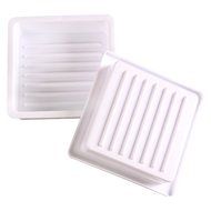 Aprince Burger Press, Hamburger Patty Maker, Hamburger Presser (White - Square Plastic) N23