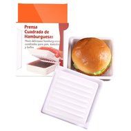 Aprince Burger Press, Hamburger Patty Maker, Hamburger Presser (White - Square Plastic) N24