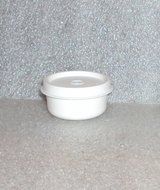 1 Tupperware Smidget Tiny Treasure Mini Bowl White w/ White Seal N2