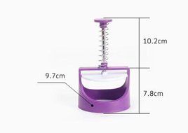 Aprince Burger Press, Hamburger Patty Maker, Hamburger Presser (White - Square Plastic) N27