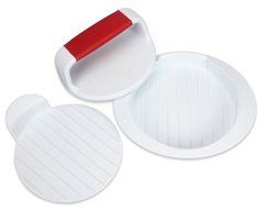 Aprince Burger Press, Hamburger Patty Maker, Hamburger Presser (White - Square Plastic) N28