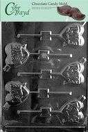 Cybrtrayd V029 Love Arrow Lolly Valentine Chocolate Candy Mold